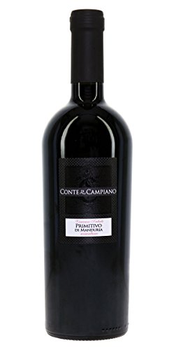Conte di Campiano sessantuno/sexaginta unus Primitivo di Manduria 2020 (1 x 0,75l) von Conte di Campiano