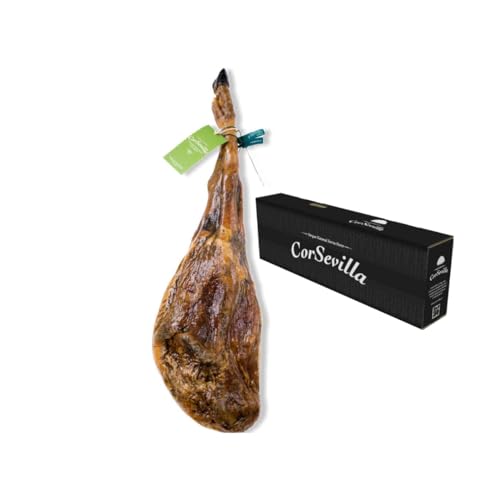 Corsevilla - Schinken - Feldmast-Schinken - Iberico Schinken - Iberischer Schinken Spanien - Gourmet - Qualität - Glutenfrei - Laktosefrei - Iberische Rasse - Geschenk - (ca. 7,5 Kilogramm) von CORSEVILLA