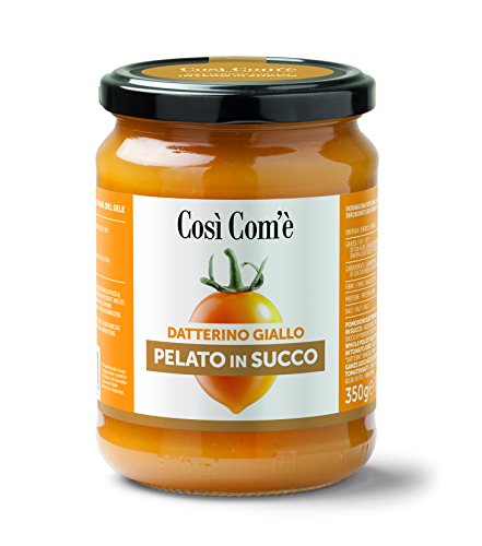 Finagricola - Tomaten Datterino Gelb Geschält 350g Finagricola - Tomaten Datterino Gelb Geschält 350g von Così Com'è