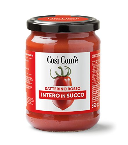 Finagricola - Red Tomatoes "Datterini" In Juice 350g Finagricola - Red Tomatoes "Datterini" In Juice 350g von Così Com'è