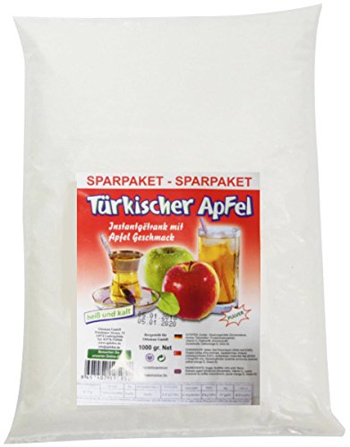 1KG Ottoman Türkischer Apfel, Instantgetränk mit Apfelgeschmack - Roter Apfel von COXZD