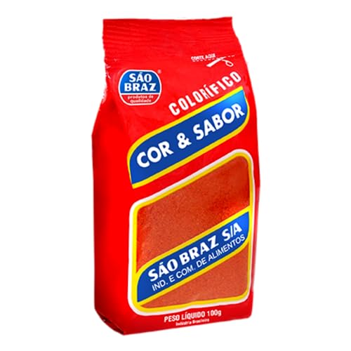 Original brasilianische Lebensmittelfarbe, Pack 100g - Colorífico Premium SÃO BRAZ, 100g Original brasilianische Lebensmittelfarbe, Pack 100g - Colorífico Premium SÃO BRAZ, 100g von COXZD