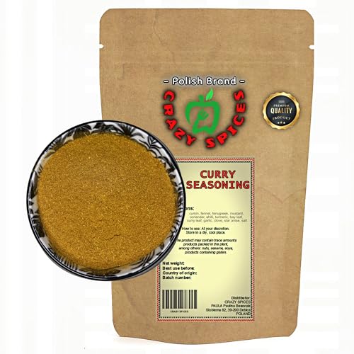CRAZY SPICES Curry scharfes 500g | Currypulver | pikante Gewürzmischung | Orientalisches Indisches Curry Pulver | Ideal für Reis und Currygerichte | Premium Qualität von CRAZY SPICES