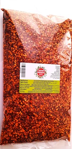 CRETAN FARMERS - Chiliflocken - Chilligeschrotet - 950g - Quality extra - choped chillies CRETAN FARMERS - Chiliflocken - Chilligeschrotet - 950g - Quality extra - choped chillies von CRETAN FARMERS