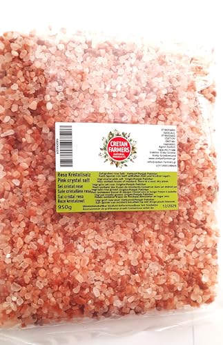 CRETAN FARMERS - Rosa Salz coarse 950g - Bergsalz - Pure salz - salt - ideal for grinder CRETAN FARMERS - Rosa Salz coarse 950g - Bergsalz - Pure salz - salt - ideal for grinder von CRETAN FARMERS