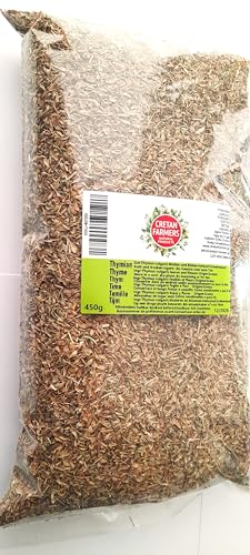 CRETAN FARMERS Thyme 450g Mediterannean spice Cretan thyme leaves from my farm - non GMO CRETAN FARMERS Thyme 450g Mediterannean spice Cretan thyme leaves from my farm - non GMO von CRETAN FARMERS