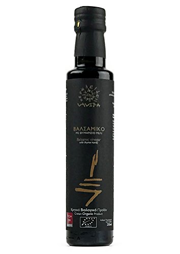 Balsamico Essig, verfeinert mit Thymianhonig, 250-ml Flasche Balsamico Essig, verfeinert mit Thymianhonig, 250-ml Flasche von CRETAN NECTAR