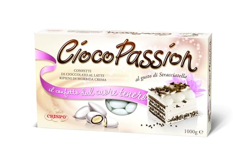 CRISPO ITALIENISCHE KONFETTI | CiocoPassion mit Schokolade | VANILLEEIS - SCHOKOLADESTÜCKCHEN | 1 Kg von CRISPO