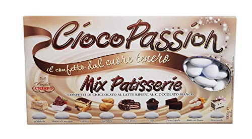 Crispo Confetti Cioco Passion Mix Patisserie - Colore Bianco - 1kg von CRISPO