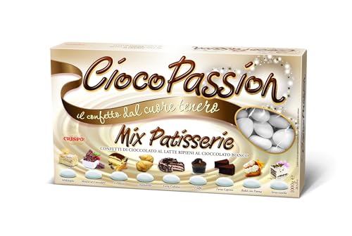 Crispo Confetti Cioco Passion Mix Patisserie - Colore Bianco - 1kg von CRISPO