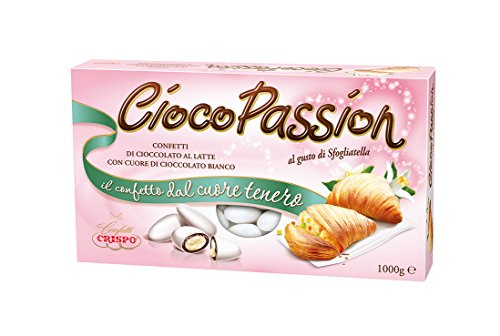 Crispo Confetti Cioco Passion Spicatella – Farbe Weiß – 3 Packungen à 1 kg [3 kg] von CRISPO