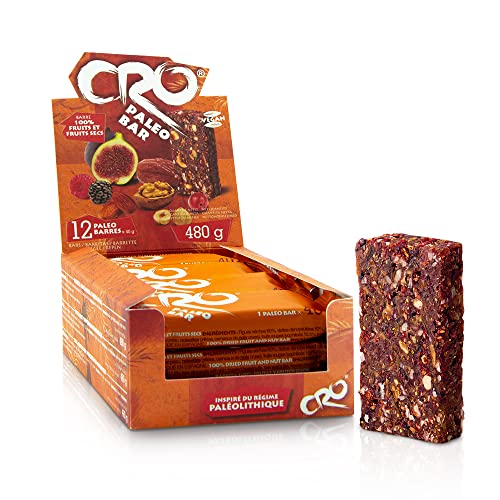 CRO PALEO-RIEGEL * 12 Paleo-Riegel * Trockenfeigen, Datteln, Mandeln, Haselnüsse, Walnüsse, Moosbeeren, Himbeeren, Brombeeren * Steinzeiternährung * CRO PALEO-RIEGEL * 12 Paleo-Riegel * Trockenfeigen, Datteln, Mandeln, Haselnüsse, Walnüsse, Moosbeeren, Himbeeren, Brombeeren * Steinzeiternährung * von CRO