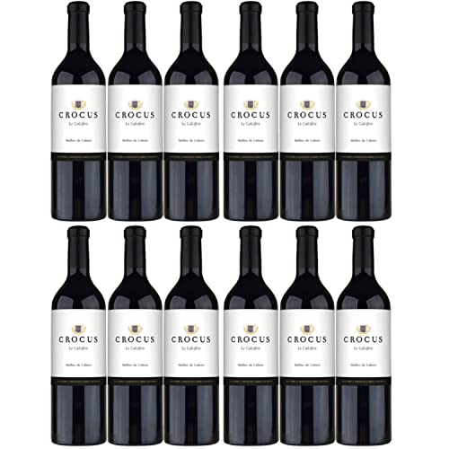 Crocus Le Calcifère Malbec Cahors Rotwein französischer Wein AOC Frankreich I Versanel Paket (12 x 0,75l) von CROCUS Malbec de Cahors