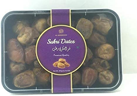 CROW AL MASNOON Sukri Dates | Frische Sukri Dates aus Saudia sehr weich 500 g von CROW