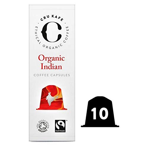 CRU Kafe Organic Single Origin Indian Nespresso Compatible Coffee Capsules 10 per pack von CRU Kafe