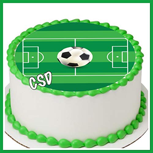 Tortenaufleger Fußball 015, Zuckerpapier Tortenbild, Geburtstag, Fussball,Fototorte von CSD