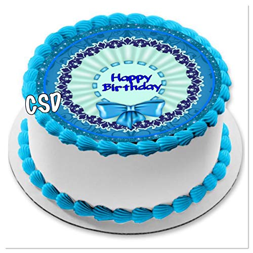 Tortenaufleger Geburtstag, Zuckerpapier Tortenbild, Geburtstag,Fototorte von CSD