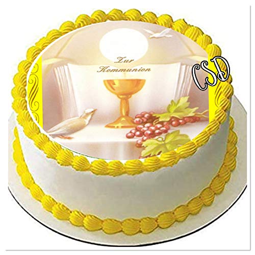 Tortenaufleger Kommunion, Essbares Tortenbild, Fototorte, Zuckerpapier Tortenaufleger Kommunion, Essbares Tortenbild, Fototorte, Zuckerpapier von CSD