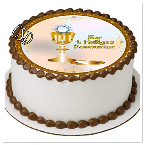 Tortenaufleger Kommunion, Essbares Tortenbild, Fototorte, Zuckerpapier Tortenaufleger Kommunion, Essbares Tortenbild, Fototorte, Zuckerpapier von CSD