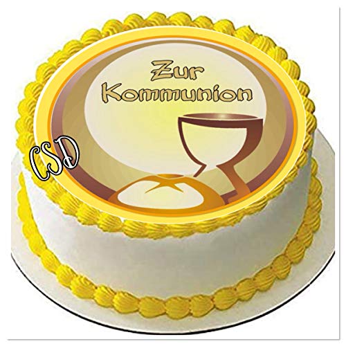 Tortenaufleger Kommunion, Essbares Tortenbild, Fototorte, Zuckerpapier Tortenaufleger Kommunion, Essbares Tortenbild, Fototorte, Zuckerpapier von CSD