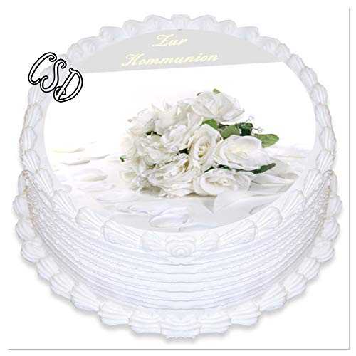 Tortenaufleger Kommunion, Essbares Tortenbild, Fototorte, Zuckerpapier Tortenaufleger Kommunion, Essbares Tortenbild, Fototorte, Zuckerpapier von CSD