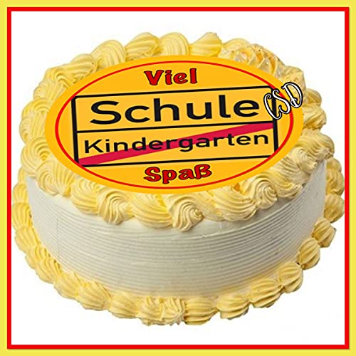 Tortenaufleger Schulanfang, Essbares Tortenbild, Fototorte, Zuckerpapier Tortenaufleger Schulanfang, Essbares Tortenbild, Fototorte, Zuckerpapier von CSD