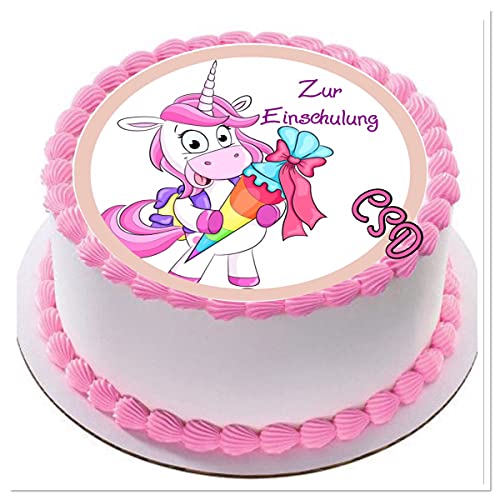 Tortenaufleger Schulanfang,personalisiert, Essbares Tortenbild, Fototorte, Zuckerpapier Tortenaufleger Schulanfang,personalisiert, Essbares Tortenbild, Fototorte, Zuckerpapier von CSD