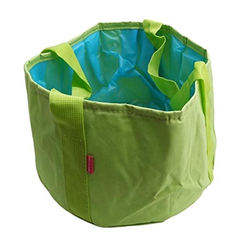 15 l faltbares tragbares Outdoor-Reise-Waschbecken, faltbar, Camping-Waschbecken, Eimer, Schüssel, Waschbeutel, Wassereimer, grün 15 l faltbares tragbares Outdoor-Reise-Waschbecken, faltbar, Camping-Waschbecken, Eimer, Schüssel, Waschbeutel, Wassereimer, grün von CTOBB