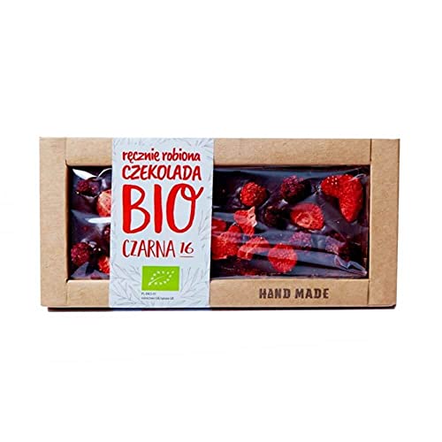 DESSERTSCHOKOLADE MIT ERDBEEREN UND BROMBEEREN BIO 53 g - CUKIERNIA STAROPOLSKA DESSERTSCHOKOLADE MIT ERDBEEREN UND BROMBEEREN BIO 53 g - CUKIERNIA STAROPOLSKA von CUKIERNIA STAROPOLSKA