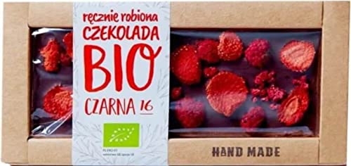 DESSERTSCHOKOLADE MIT ERDBEEREN UND HIMBEEREN BIO 53 g - CUKIERNIA STAROPOLSKA DESSERTSCHOKOLADE MIT ERDBEEREN UND HIMBEEREN BIO 53 g - CUKIERNIA STAROPOLSKA von CUKIERNIA STAROPOLSKA