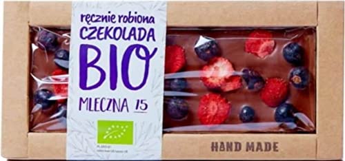 MILCHSCHOKOLADE MIT SCHWARZEN JOHANNISBEEREN UND ERDBEEREN BIO 53 g - CUKIERNIA STAROPOLSKA MILCHSCHOKOLADE MIT SCHWARZEN JOHANNISBEEREN UND ERDBEEREN BIO 53 g - CUKIERNIA STAROPOLSKA von CUKIERNIA STAROPOLSKA
