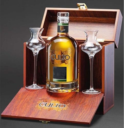 CULTO GRAPPA DI AMARONE INVECCHIATA 70 CL IN COFANETTO DI LEGNO CON DUE BICCHIERI CULTO GRAPPA DI AMARONE INVECCHIATA 70 CL IN COFANETTO DI LEGNO CON DUE BICCHIERI von CULTO