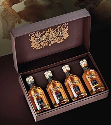 KULT-MINIKULT-SAMMLUNG 4 GRAPPA 20 CL IN GESCHENKBOX von CULTO