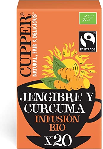 Cupper Infusión De Jengibre Y Cúrcuma 20 Sobres (jengibre) von CUPPER