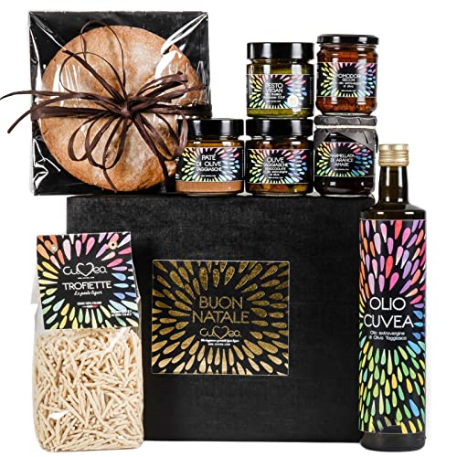 Cuvea - Geschenkset Vegan Deluxe mit 8 typisch italienischen veganen Spezialitäten aus Ligurien von der Bauernhof Cuvea Cuvea - Geschenkset Vegan Deluxe mit 8 typisch italienischen veganen Spezialitäten aus Ligurien von der Bauernhof Cuvea von CUVEA