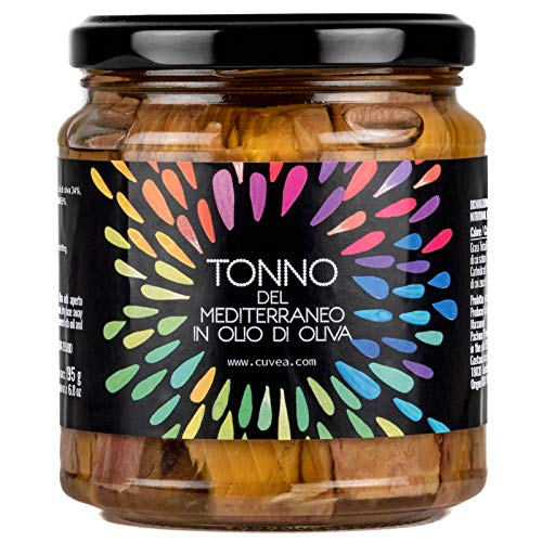 Cuvea - Thunfisch filet in olivenöl des Mittelmeers 195 g aus Sicilien, Italy - Ohne Konservierungsstoffe ohne Farbstoffe - Handwerker : Nicht-Supermarkt-Produkt von CUVEA