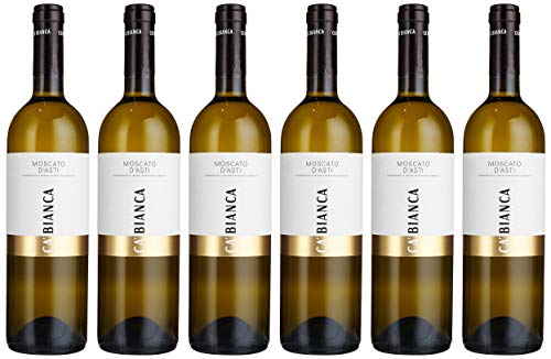 Ca Bianca Moscato d'Asti DOCG 2019 Piemonte Weisswein süß 5% vol. (6 x 0.75 l) von Ca Bianca