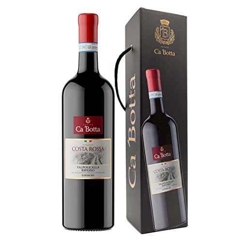 2014 Costa Rossa Valpolicella Ripasso DOC Superiore Doppel-Magnum (3 L) in Geschenkpackung Rotwein (trocken) aus Italien/Verona von Ca'Botta