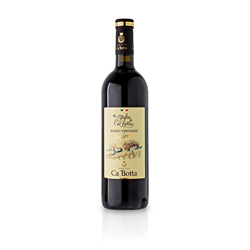 2018 Rosso Veronese Inverno IGT - Ca'Botta - Rotwein (halbtrocken) aus Italien/Verona Valpolicella, Paket mit:1 Flasche von Ca'Botta