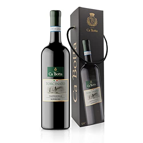 2018 Torcinato Valpolicella DOC Superiore Magnum (1,5 L) in Geschenkpackung - Ca'Botta - Rotwein trocken aus Verona/Valpolicella, Italien von Ca'Botta