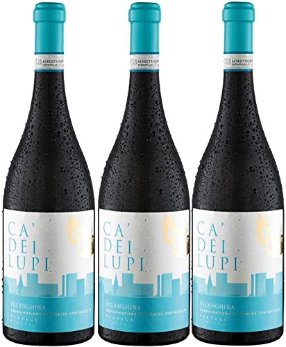 Ca' Dei Lupi Falanghina DOC Weißwein Wein trocken Italien Inkl FeinWert E-Book (3 x 0,75l) von Ca' Dei Lupi