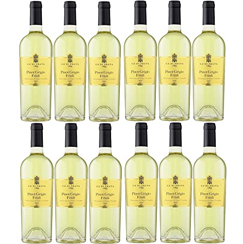Ca' Di Prata Pinot Grigio DOC Weißwein Wein trocken Italien (12 Flaschen) von Ca' Di Prata