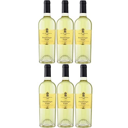 Ca' Di Prata Pinot Grigio DOC Weißwein Wein trocken Italien (6 Flaschen) von Ca' Di Prata