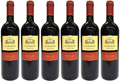 Ca´Ernesto Trentino Merlot DOC (6 X 0,75 L) - Rotwein trocken 12,5% Vol. von Ca´Ernesto