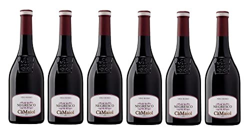 6x 0,75l - Cà Maiol - Negresco - Vino Rosso- Lombardei - Italien - Rotwein trocken von Cà Maiol