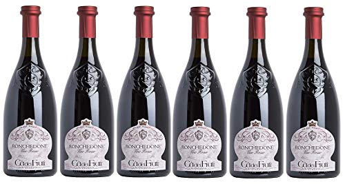 Ronchedone Ca' dei Frati 2018 Rotwein aus dem Gardasee - [ Packung mit 6 Flaschen x 750 ml ] von Ca dei Frati