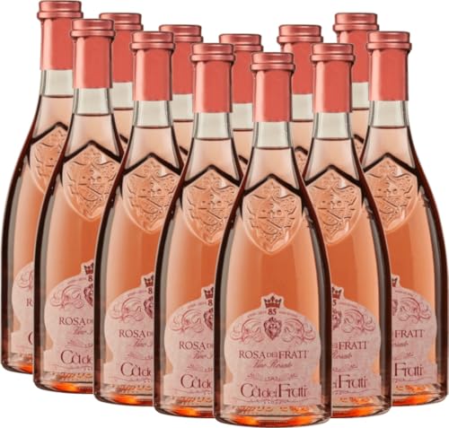 Rosa dei Frati DOC Cà dei Frati Roséwein 12 x 0,75l VINELLO - 12 x Weinpaket inkl. kostenlosem VINELLO.weinausgießer von Cà dei Frati