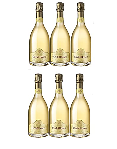 Ca' del Bosco Cuvée Prestige Extra Brut Franciacorta Schaumwein DOCG Italien I Versanel Paket (6 Flaschen) von Ca' del Bosco