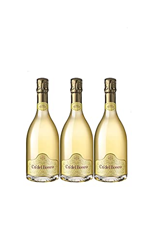 Ca' del Bosco Cuvée Prestige Extra Brut Franciacorta Schaumwein DOCG Italien I Versanel Paket (3 Flaschen) von Ca' del Bosco