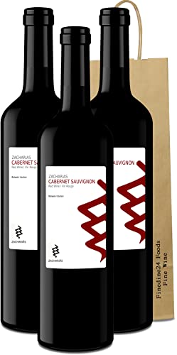 Cabernet Sauvignon Rotwein trocken | griechischer Wein | Wine 3x 750ml von Cabernet Sauvignon